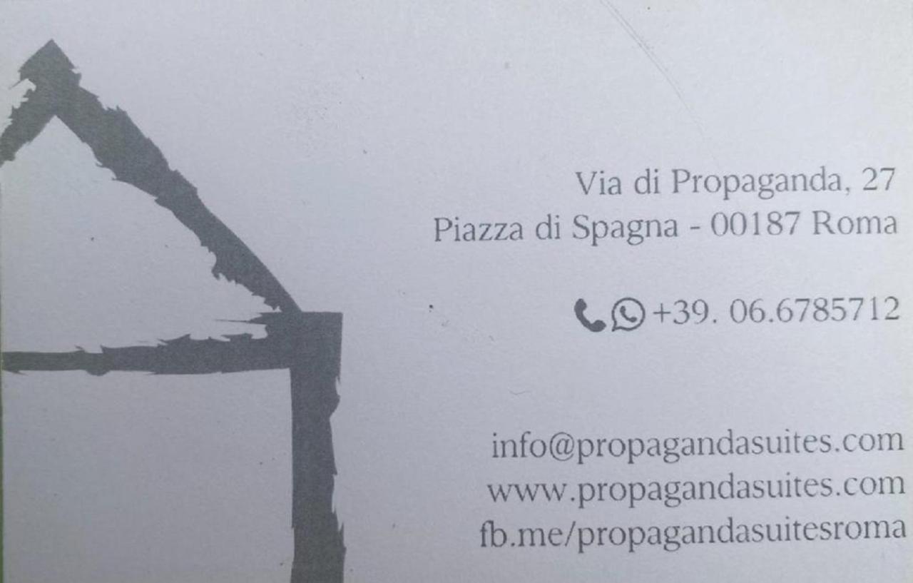 רומא Propaganda Suites מראה חיצוני תמונה
